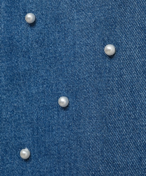 CIAOPANIC TYPY（チャオパニックティピー）の「【KIDS】【Harper】パールデニム（デニムパンツ・キッズ・ブラック/サックスブルー・XX-LARGE/X-LARGE/LARGE/MEDIUM/SMALL）」の10枚目の写真