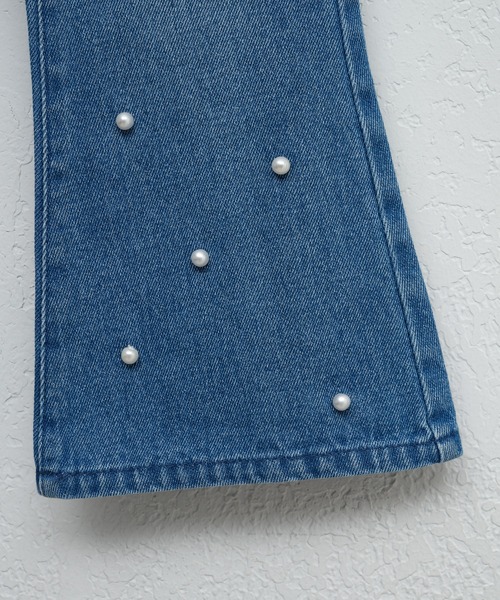 CIAOPANIC TYPY（チャオパニックティピー）の「【KIDS】【Harper】パールデニム（デニムパンツ・キッズ・ブラック/サックスブルー・XX-LARGE/X-LARGE/LARGE/MEDIUM/SMALL）」の11枚目の写真