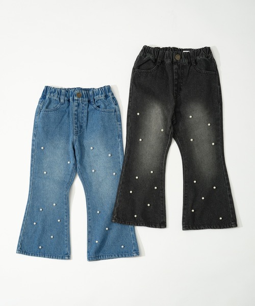 CIAOPANIC TYPY（チャオパニックティピー）の「【KIDS】【Harper】パールデニム（デニムパンツ・キッズ・ブラック/サックスブルー・XX-LARGE/X-LARGE/LARGE/MEDIUM/SMALL）」の12枚目の写真