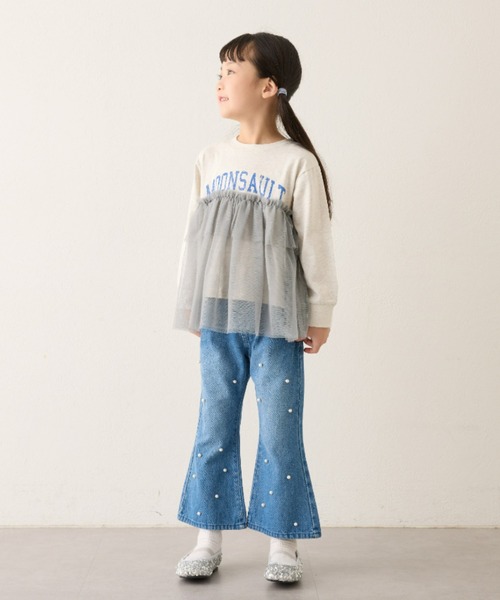 CIAOPANIC TYPY（チャオパニックティピー）の「【KIDS】【Harper】パールデニム（デニムパンツ・キッズ・ブラック/サックスブルー・XX-LARGE/X-LARGE/LARGE/MEDIUM/SMALL）」の19枚目の写真