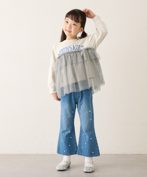 CIAOPANIC TYPY（チャオパニックティピー）の「【KIDS】【Harper】パールデニム（デニムパンツ・キッズ・ブラック/サックスブルー・XX-LARGE/X-LARGE/LARGE/MEDIUM/SMALL）」の20枚目の写真