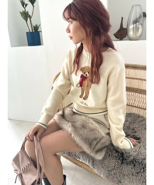 LILY BROWN（リリーブラウン）の「エコファーミニスカショーパン（その他パンツ・レディース・ブラウン/グレー/アイボリー・0/1）」の9枚目の写真