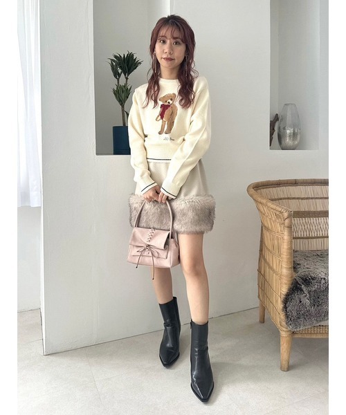 LILY BROWN（リリーブラウン）の「エコファーミニスカショーパン