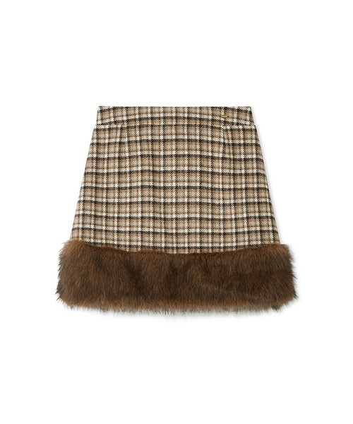 LILY BROWN（リリーブラウン）の「エコファーミニスカショーパン（その他パンツ・レディース・ブラウン/グレー/アイボリー・0/1）」の13枚目の写真