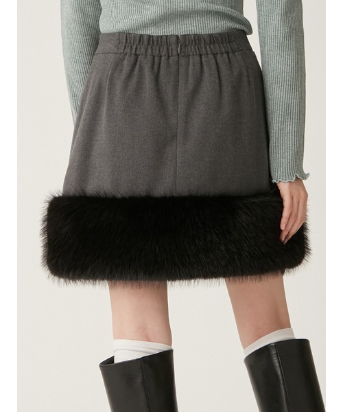 LILY BROWN（リリーブラウン）の「エコファーミニスカショーパン（その他パンツ・レディース・ブラウン/グレー/アイボリー・0/1）」の15枚目の写真