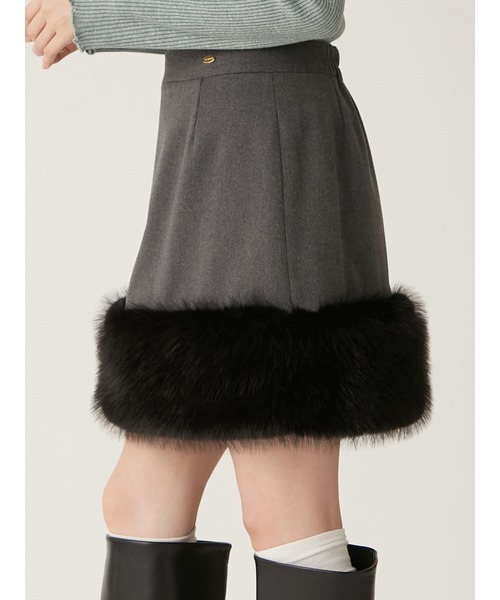 LILY BROWN（リリーブラウン）の「エコファーミニスカショーパン（その他パンツ・レディース・ブラウン/グレー/アイボリー・0/1）」の16枚目の写真