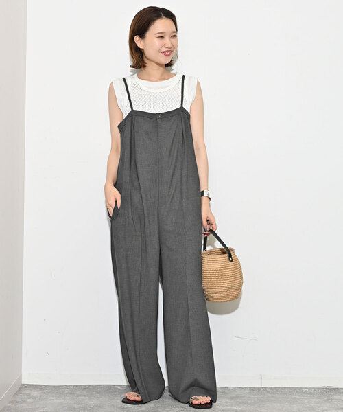 SLOBE IENA（スローブイエナ）の「ドライツイルサロペット（サロペット