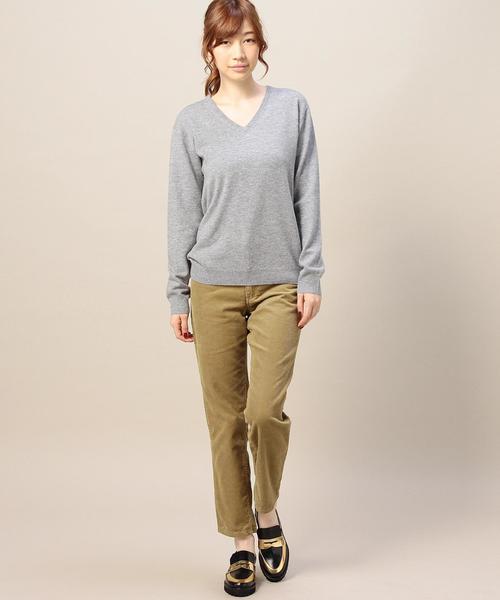 BEAUTY&YOUTH UNITED ARROWS（ビューティーアンドユースユナイテッドアローズ）の「BY 11W コーデュロイパンツ◆（その他パンツ・レディース・オフホワイト/ベージュ/ネイビー・MEDIUM/LARGE/SMALL）」の7枚目の写真