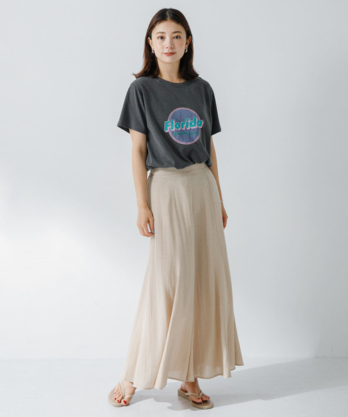 URBAN RESEARCH Sonny Label(アーバンリサーチサニーレーベル)の「ピグメントアソートプリントTシャツ(Tシャツ/カットソー・レディース・ブラック系その他/スミクロ/ピンク・FREE)」の8枚目の写真