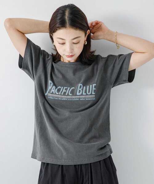 URBAN RESEARCH Sonny Label(アーバンリサーチサニーレーベル)の「ピグメントアソートプリントTシャツ(Tシャツ/カットソー・レディース・ブラック系その他/スミクロ/ピンク・FREE)」の12枚目の写真