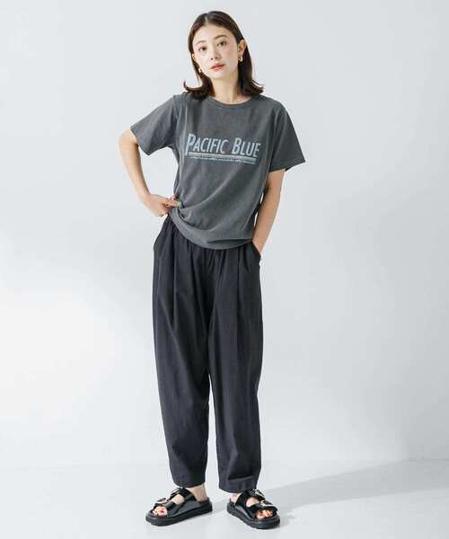 URBAN RESEARCH Sonny Label(アーバンリサーチサニーレーベル)の「ピグメントアソートプリントTシャツ(Tシャツ/カットソー・レディース・ブラック系その他/スミクロ/ピンク・FREE)」の15枚目の写真