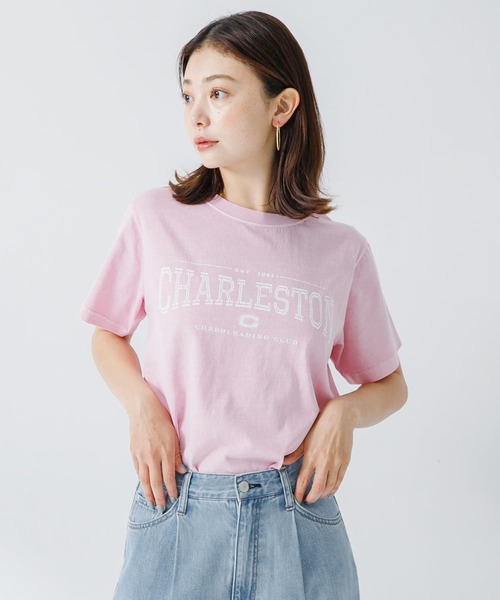 URBAN RESEARCH Sonny Label(アーバンリサーチサニーレーベル)の「ピグメントアソートプリントTシャツ(Tシャツ/カットソー・レディース・ブラック系その他/スミクロ/ピンク・FREE)」の19枚目の写真