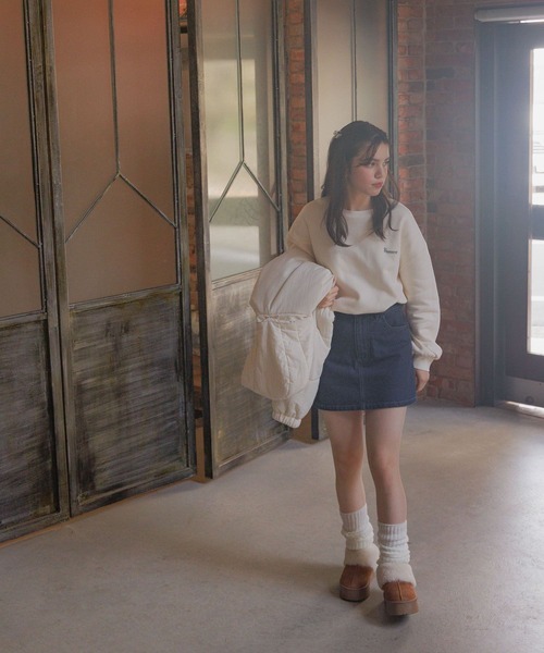 GLOBAL WORK（グローバルワーク）の「厚底ムートンサボ/AND YUA ANY/131641（ブーツ・キッズ・ブラック/キャメル・LARGE/MEDIUM）」の10枚目の写真