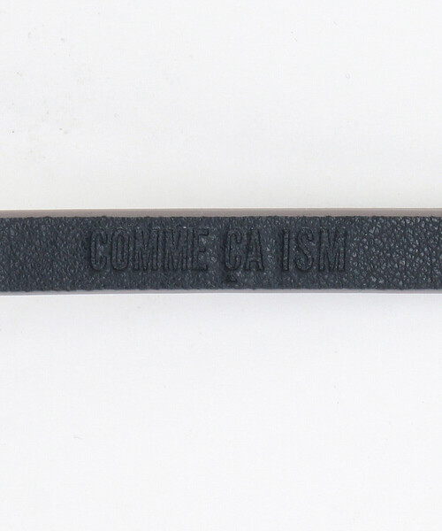 COMME CA ISM（コムサイズム）の「フェイクレザースライドフックベルト（１．０㎝巾）（ベルト・レディース・ガンメタ/グレイッシュベージュ/チャコール・FREE）」の6枚目の写真
