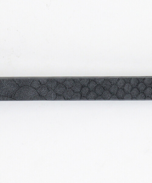 COMME CA ISM（コムサイズム）の「フェイクレザースライドフックベルト（１．０㎝巾）（ベルト・レディース・ガンメタ/グレイッシュベージュ/チャコール・FREE）」の7枚目の写真