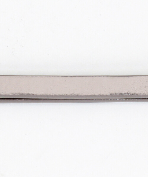 COMME CA ISM（コムサイズム）の「フェイクレザースライドフックベルト（１．０㎝巾）（ベルト・レディース・ガンメタ/グレイッシュベージュ/チャコール・FREE）」の9枚目の写真