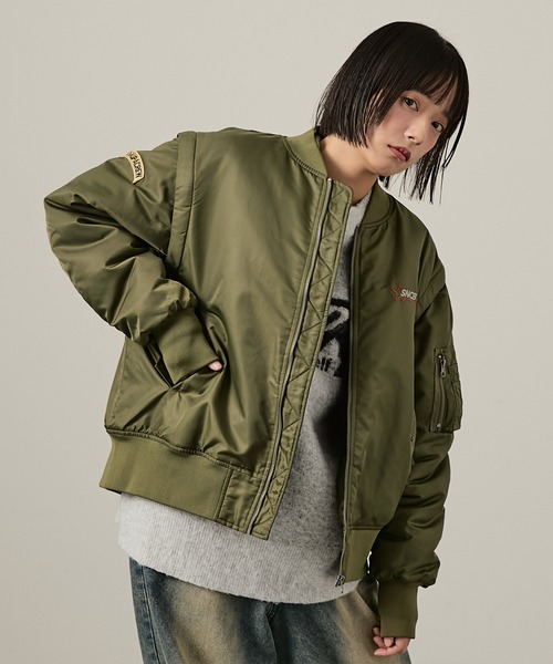 ナナナサーカ×ビューティー＆ユース　コラボ　MA-1 黒　リメイク　ボンバー袖 JUNYA WATANABE | NEWS | ARTWORK