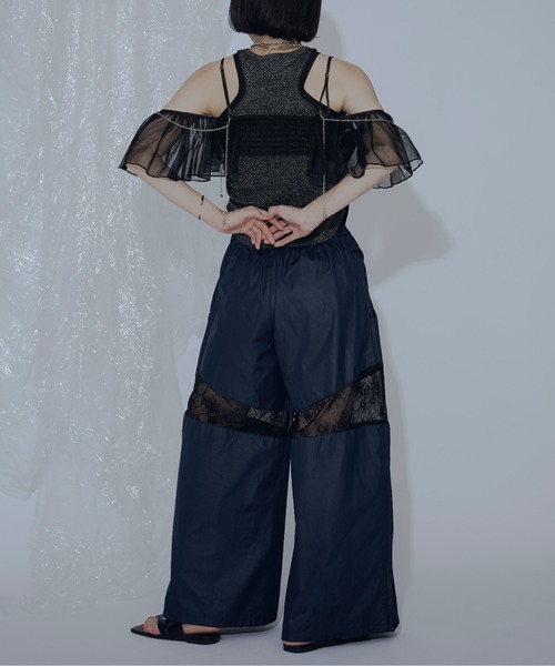 アダムエロペ メニーフリルビスチェ セット ブラック アダムエロペ メニーフリルビスチェ セット ブラック アダムエロペ