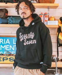 seventy seven（セブンティセブン）の「mpa3537- middle onz sweat P-O hoodie（cursive 24W) パーカー（パーカー）」