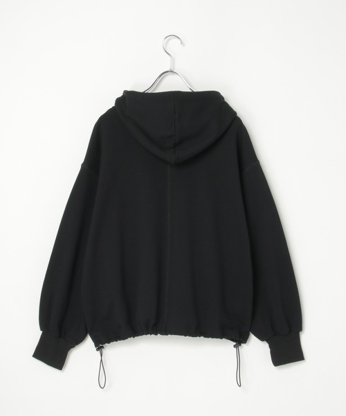 notch.（ノッチ）の「【 notch.by yui 】裾スピンドルパーカー（スウェット・レディース・ブラック/チャコール/ライトグレー/ブラウン・M）」の20枚目の写真