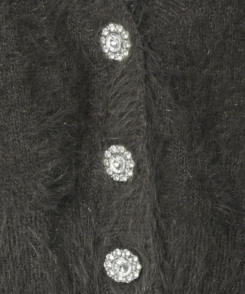 セール】ジュエルボタンカーディガン 150137（カーディガン/ボレロ