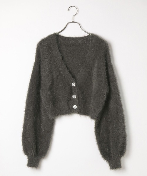 sheller Jewel ボタンカーディガン Jewel button cardigan – shéller / シェリエ