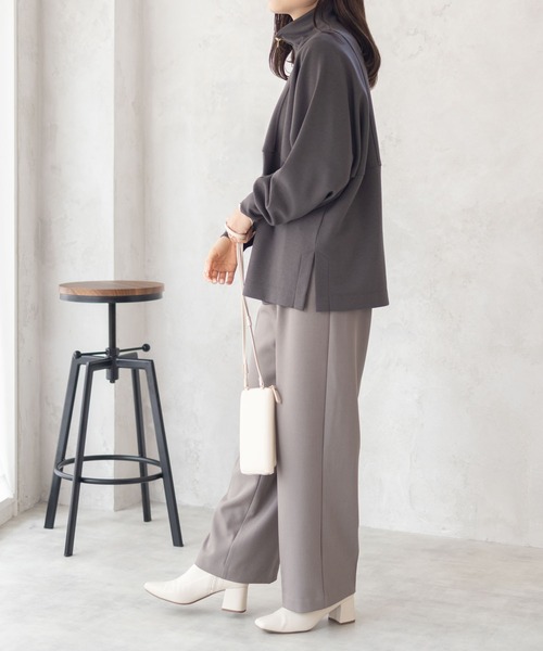 HusHusH（ハッシュアッシュ）の「HusHusH デザインZIPプルオーバー（その他トップス・レディース・グレイッシュベージュ/ブラック/チャコールグレー・M/L）」の11枚目の写真