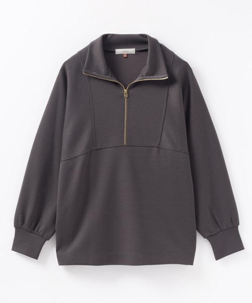 HusHusH（ハッシュアッシュ）の「HusHusH デザインZIPプルオーバー（その他トップス・レディース・グレイッシュベージュ/ブラック/チャコールグレー・M/L）」の21枚目の写真