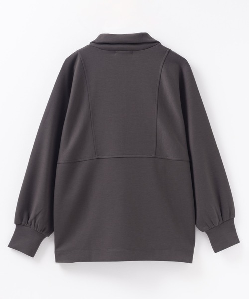 HusHusH（ハッシュアッシュ）の「HusHusH デザインZIPプルオーバー（その他トップス・レディース・グレイッシュベージュ/ブラック/チャコールグレー・M/L）」の22枚目の写真