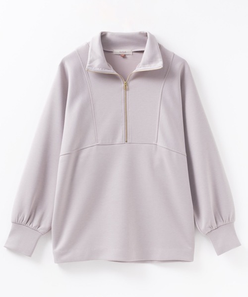 HusHusH（ハッシュアッシュ）の「HusHusH デザインZIPプルオーバー（その他トップス・レディース・グレイッシュベージュ/ブラック/チャコールグレー・M/L）」の17枚目の写真