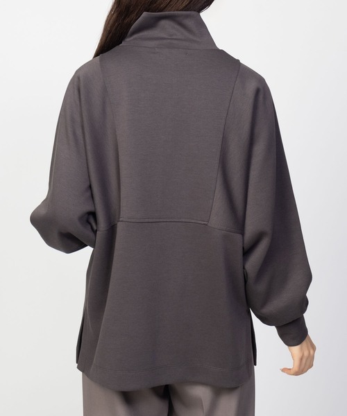 HusHusH（ハッシュアッシュ）の「HusHusH デザインZIPプルオーバー（その他トップス・レディース・グレイッシュベージュ/ブラック/チャコールグレー・M/L）」の14枚目の写真