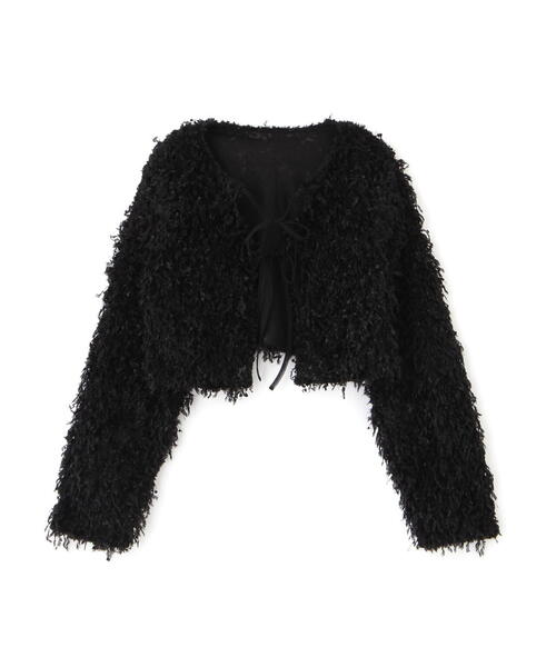 FREE'S MART(フリーズマート)の「◆フェザーライクカーディガン(カーディガン/ボレロ・レディース・ホワイト/ブラック・FREE)」の18枚目の写真