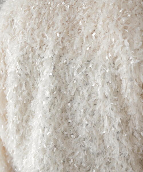 FREE'S MART(フリーズマート)の「◆フェザーライクカーディガン(カーディガン/ボレロ・レディース・ホワイト/ブラック・FREE)」の17枚目の写真