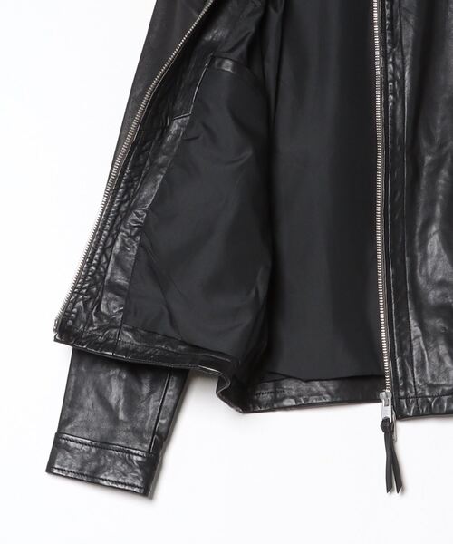 EROL ZIP UP LEATHER JACKET | EROL ジップ アップ レザー ジャケット