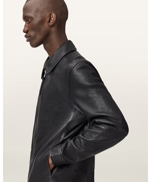 EROL ZIP UP LEATHER JACKET | EROL ジップ アップ レザー ジャケット