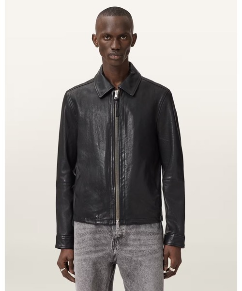 EROL ZIP UP LEATHER JACKET | EROL ジップ アップ レザー ジャケット