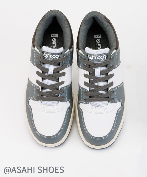 OUTDOOR PRODUCTS（アウトドアプロダクツ）の「【終了】OUTDOOR PRODUCTS / アウトドアプロダクツ スニーカー (ODP M702)　グレー/ホワイト（スニーカー・メンズ・グレー×ホワイト・28.0cm/27.0cm/26.5cm/26.0cm/25.5cm/25.0cm）」の4枚目の写真
