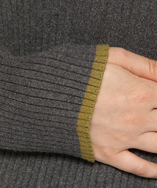 セール】メルティリブクルーネックプルオーバー/115928（ニット