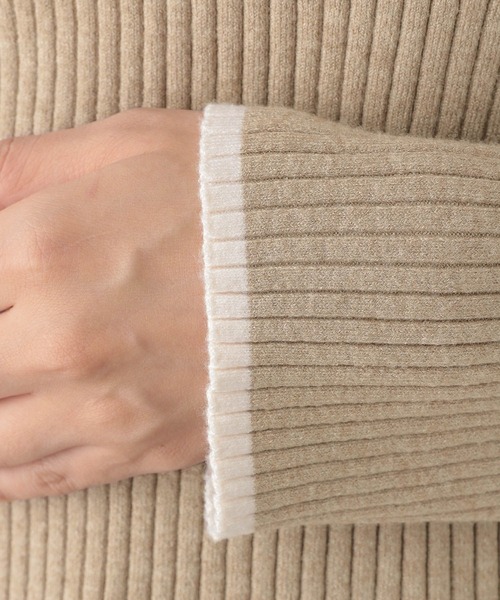 セール】メルティリブクルーネックプルオーバー/115928（ニット