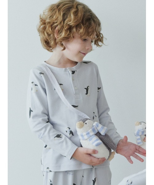 gelato pique（ジェラートピケ）の「【KIDS】ベビモコペンギンショルダーバッグ（その他ベビー用品・キッズ・ダークグレー・FREE）」の2枚目の写真