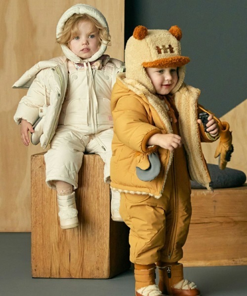 moimoln（モイモルン）の「【リバーシブル】トリプルリバーシブルダウン（ダウンジャケット/コート・キッズ・マスタード・90cm/100cm/110cm/120cm）」の11枚目の写真