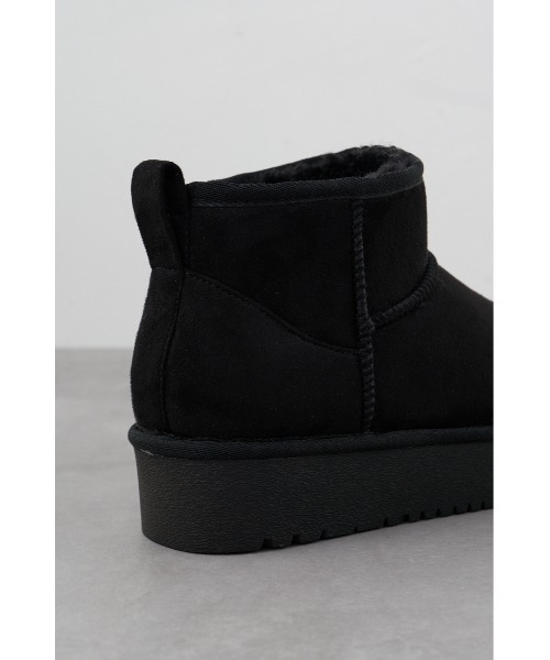 厚底ムートンショートブーツ（ブーツ）｜AZUL BY MOUSSY