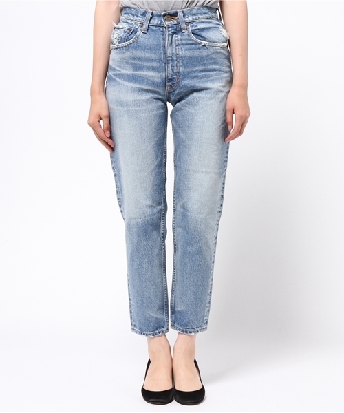 MOUSSY（マウジー）の「MV Linda Reguler Straight（デニムパンツ・レディース・ブルー・27inch/24inch/23inch/25inch/26inch）」の2枚目の写真