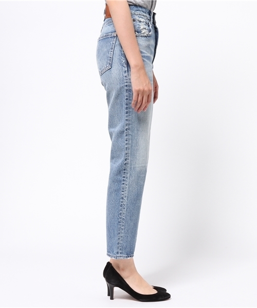 MOUSSY（マウジー）の「MV Linda Reguler Straight（デニムパンツ・レディース・ブルー・27inch/24inch/23inch/25inch/26inch）」の3枚目の写真