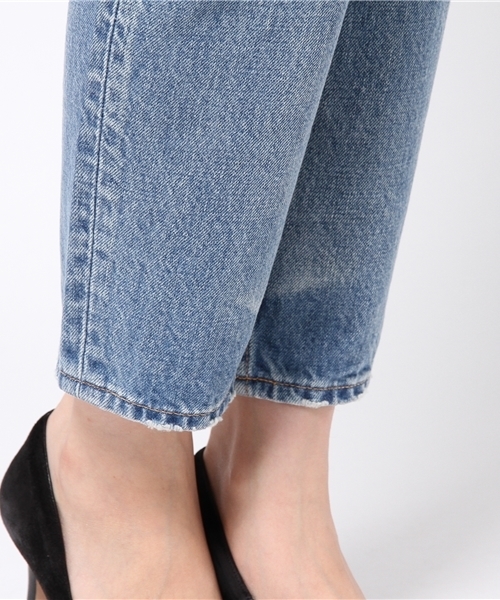MOUSSY（マウジー）の「MV Linda Reguler Straight（デニムパンツ・レディース・ブルー・27inch/24inch/23inch/25inch/26inch）」の8枚目の写真