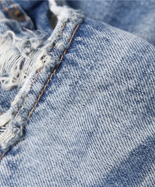 MOUSSY（マウジー）の「MV Linda Reguler Straight（デニムパンツ・レディース・ブルー・27inch/24inch/23inch/25inch/26inch）」の12枚目の写真