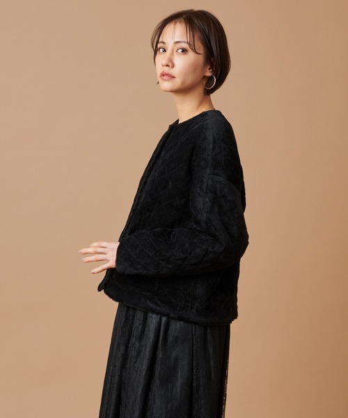marmors（マルモア）の「【marmors】velour quilting reversible 