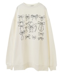 Candy Stripper | NEED YOU ･･･ RIBBON SWEAT ワンピース(スウェット)