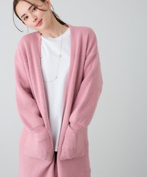 ロングニットカーディガン