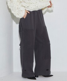 Firsthand | Firsthand/ファーストハンド ダブルニーダメージスウェットパンツ(スウェットパンツ)